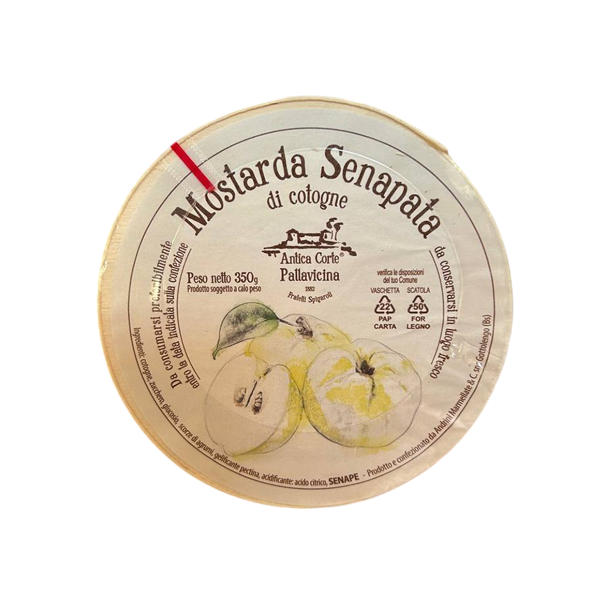 Antica Corte Pallavicina Mustard with Quinces 350g