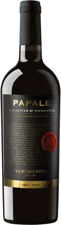 Varvaglione Papale Linea Oro Primitivo di Manduria 2019 37.5cl