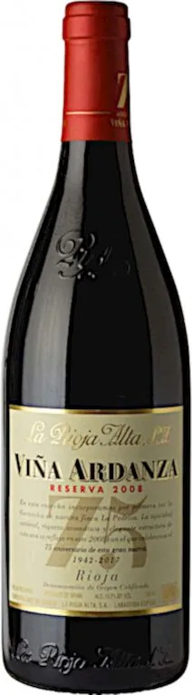 Vina Ardanza Reserva 2008