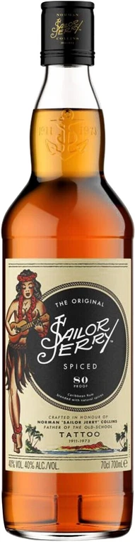 Sailor Jerry Spiced Rum 70cl