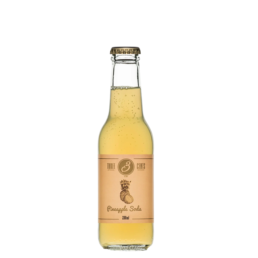 Three Cents Pineapple Soda 20cl