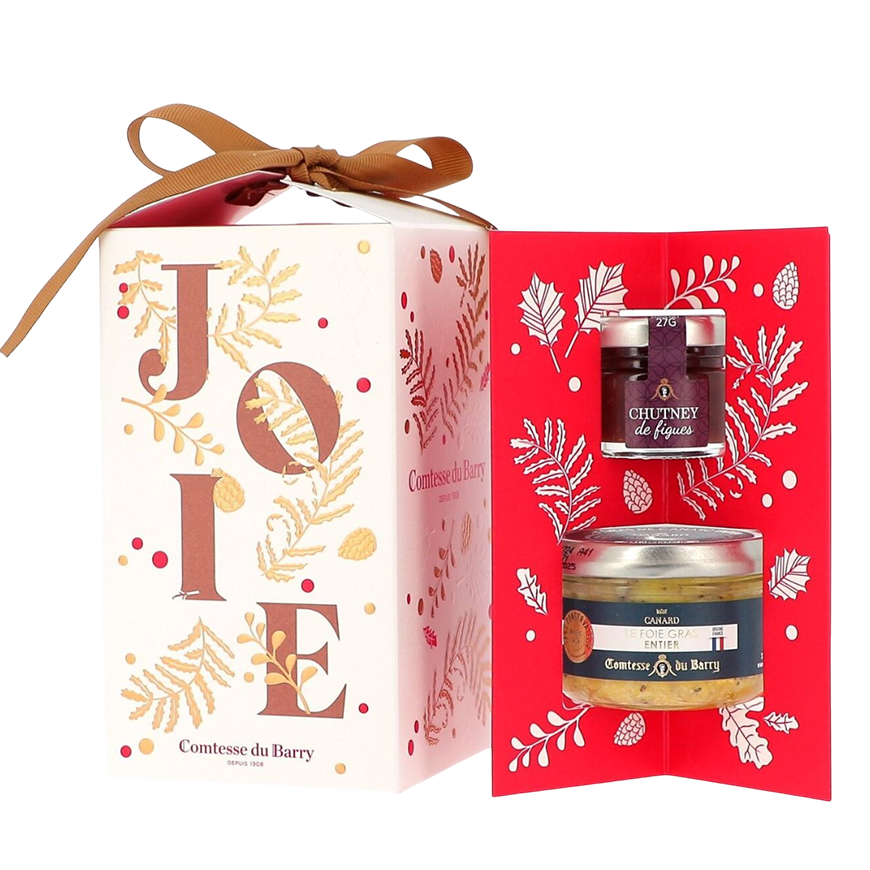 Comtesse Du Barry Coffret Foie Gras De Canard Entier 90g + Figue Chutney 27g