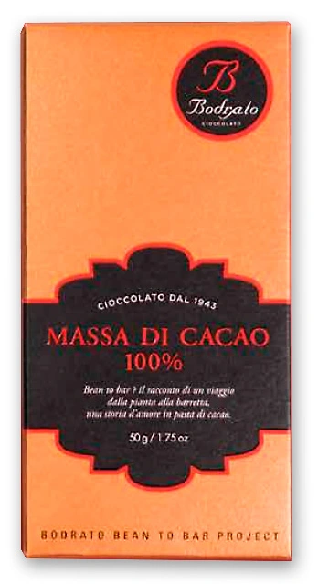 Bodrato Tavoletta Massa di Cacao 100% 50g