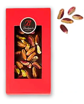 Bodrato Minipiastrella Fondente Pistacchio 40g