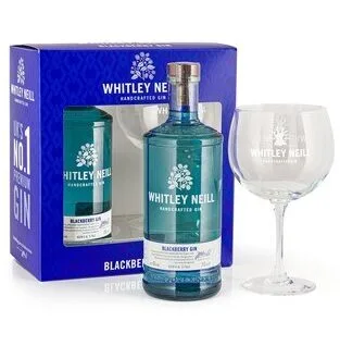 Whitley Neil Blackberry Gin with Glass 70cl
