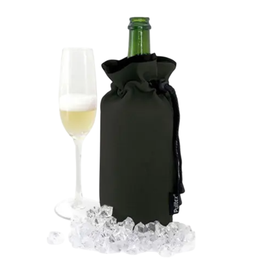 Pulltex Cooler Bag Black Champagne & Wine