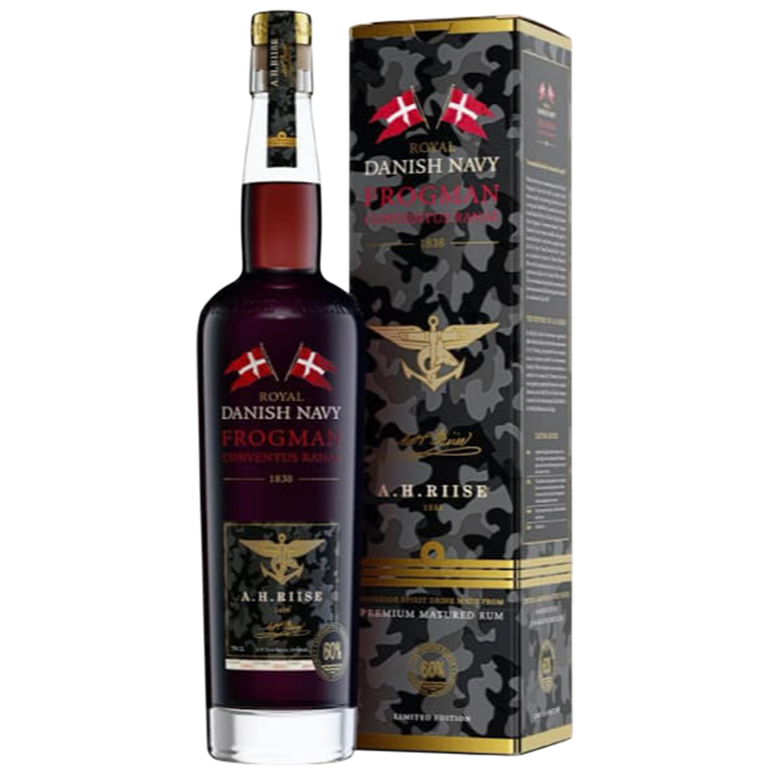 A.H. Riise Royal Danish Navy Frogman Conventus Ranae 70cl
