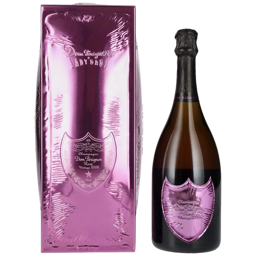 Dom Perignon Rose 2008 Lady Gaga Edition with Gift Box