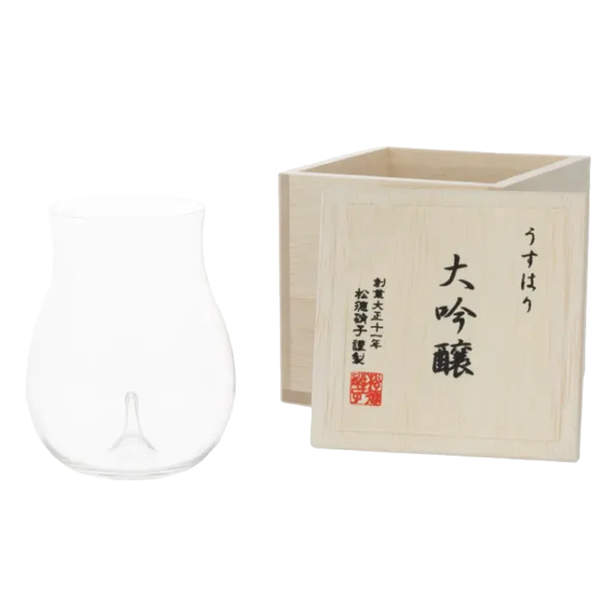 Shotoku Glass Usuhari Daiginjo in Box