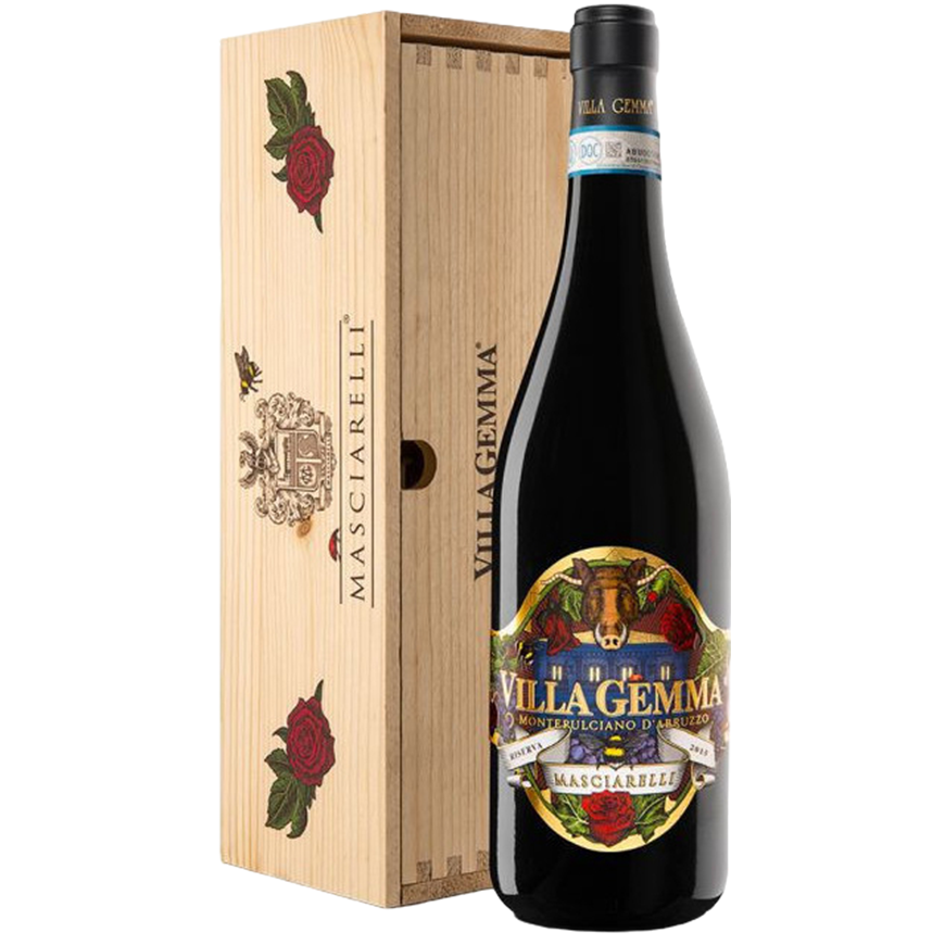 Masciarelli Villa Gemma Montepulciano d’Abruzzo DOC Riserva 2015 Limited Edition Wooden Box