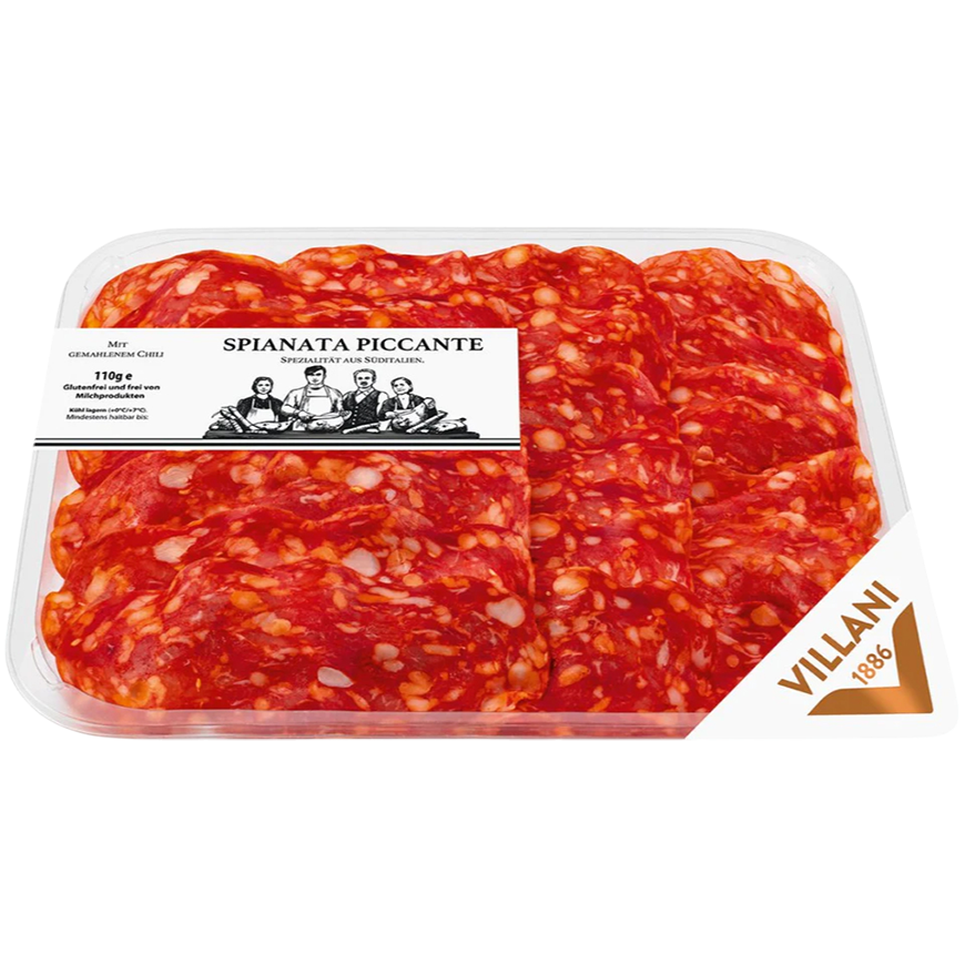 Villani Spianata Piccante Sliced 110gr