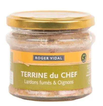 Roger Vidal Terrine du Chef aux Lardons Fumes et Oignons 180g