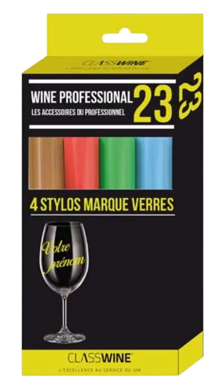 ClassWine Set of 4 Marque Verre