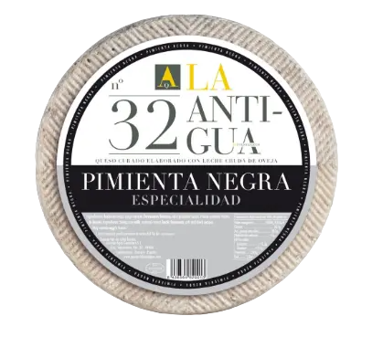 La Antigua 32 Sheep Milk Cheese with Black Paper 250g 