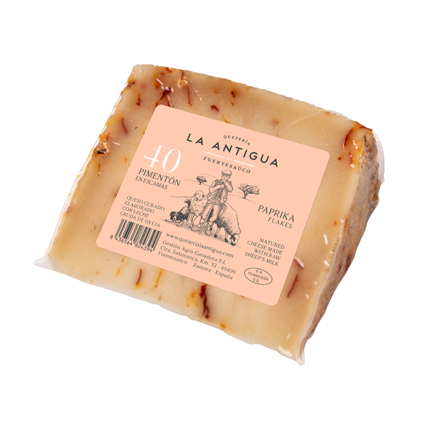 La Antigua 40 Sheep Milk Cheese with Paprika Flakes 180g