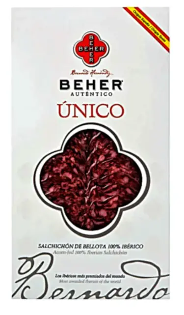 Beher Acorn-Fed 100% Iberian Salchichon 80g  Tray