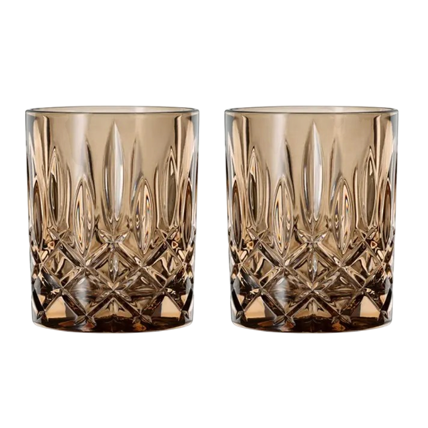 Nachtmann Noblesse Whisky Tumbler - Tabacco Set of 2