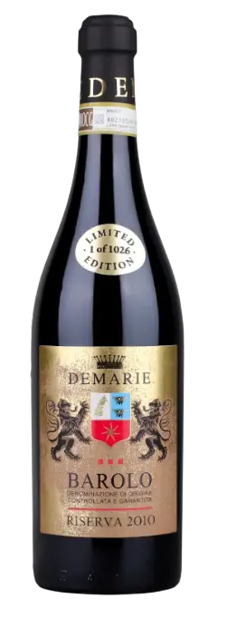 Demarie Barolo Riserva DOCG 2010 Wooden Box