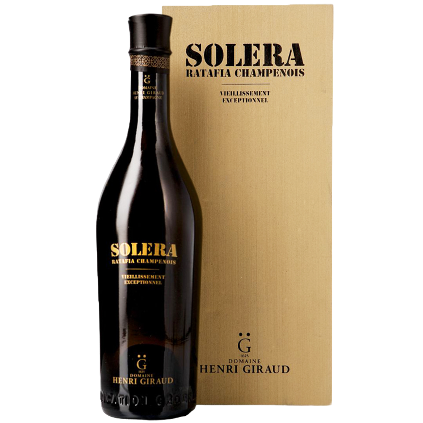 Henri Giraud Solera Ratafia de Champagne VE 50cl Wooden Box