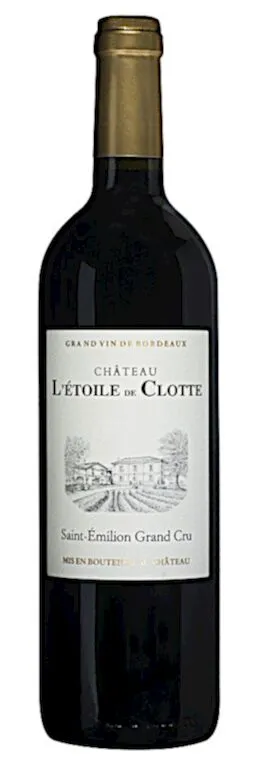 Chateau L'Etoile de Clotte Saint-Emilion Grand Cru AOC 2014