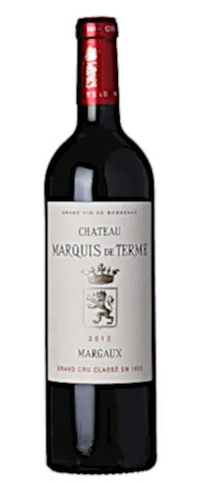 Chateau Marquis de Terme Margaux AOC 2012