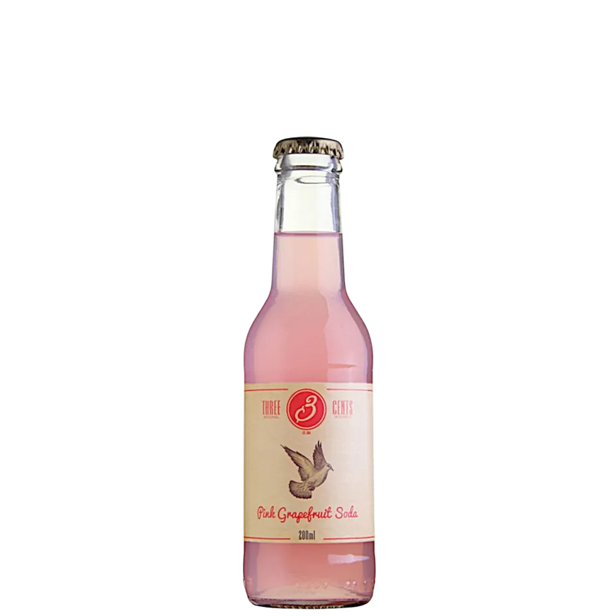 Three Cents Pink Grapefruit Soda