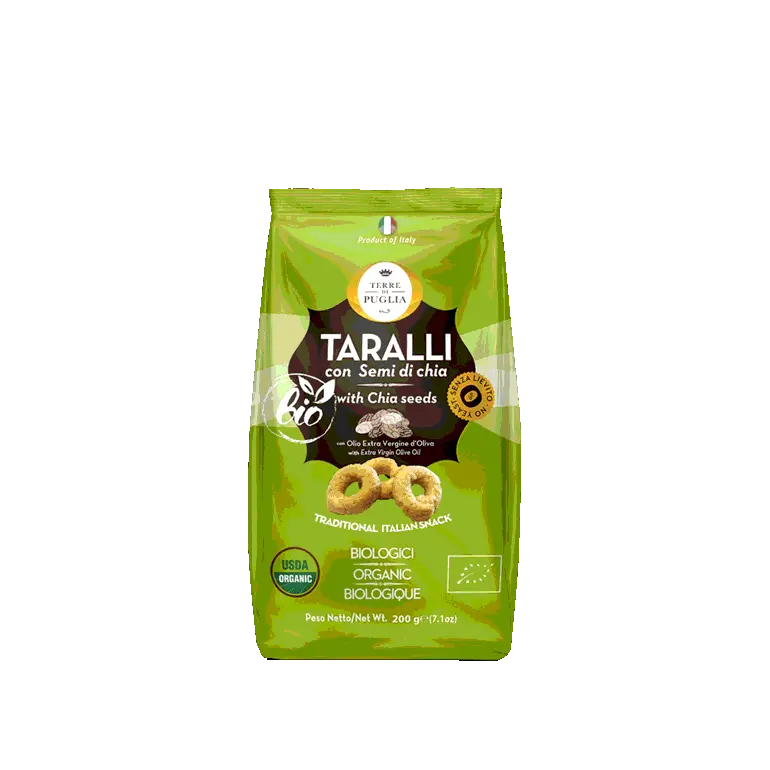 Terre di Puglia TARALLI ORGANIC chia seeds (200g)