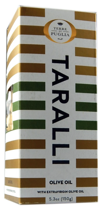 Terre di Puglia TARALLI/GRISSINI WITH EXTRA VIRGIN OLIVE OIL taralli classic (150g)