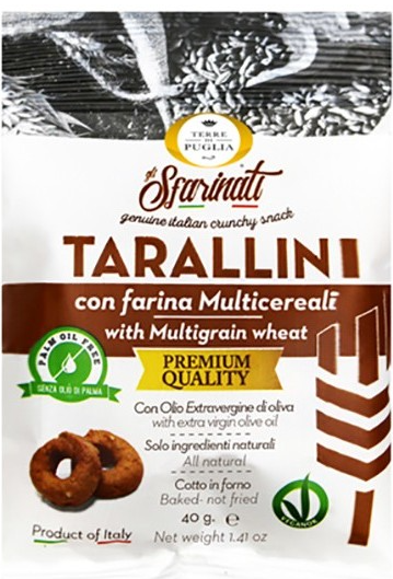 Terre di Puglia TARALLINI SFARINATI PREMIUM Multigrain 40GR