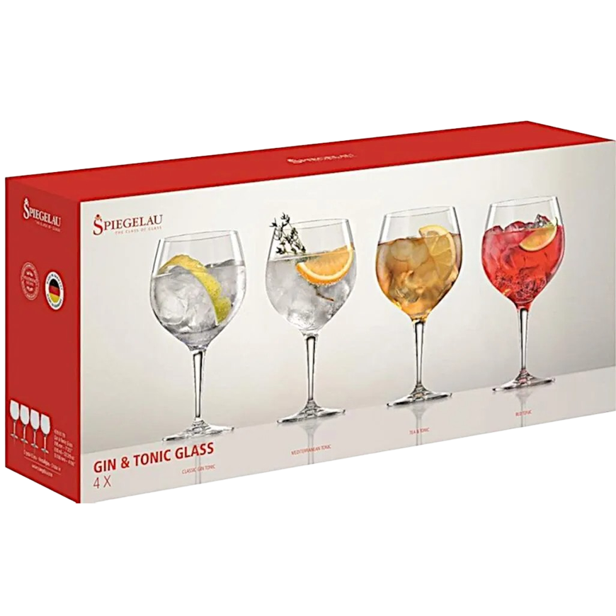 Spiegelau Gin & Tonic Glass Set of 4