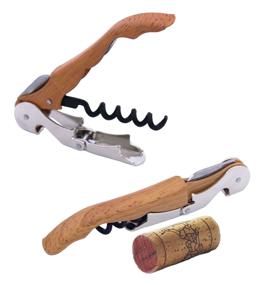 Pulltex Pulltap's Basic Wood Bartender Tool Handmade Corkscrew
