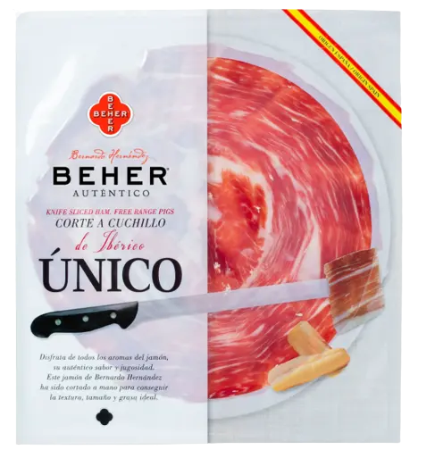 Beher Unico Knife Sliced Ham 90g Corte