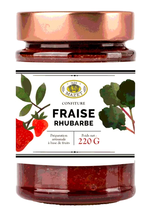 Confiture Fraise Rhubarbe