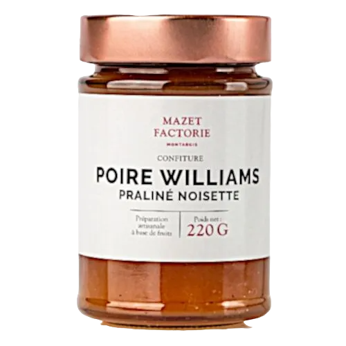 Confiture Poire Williams Praline Noisette