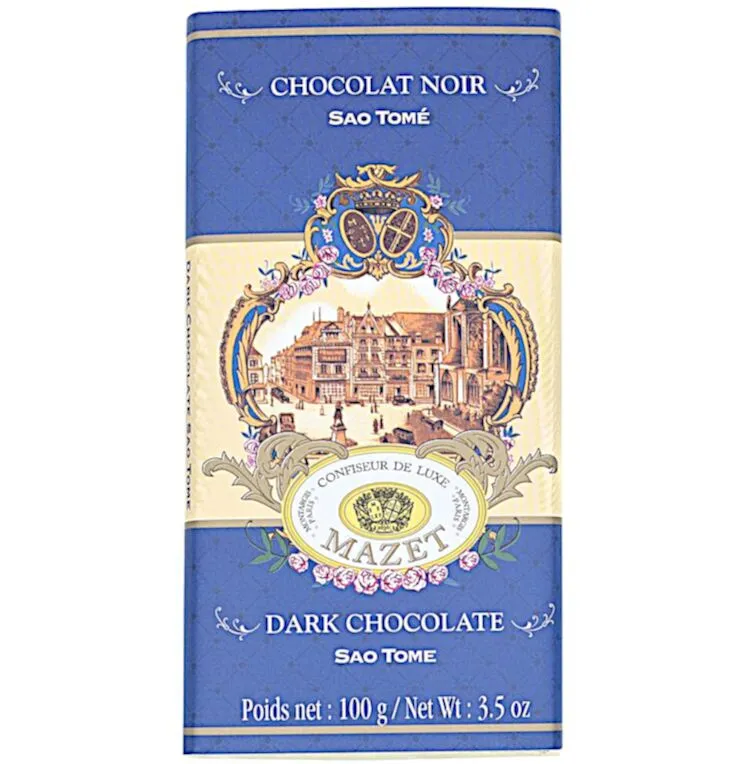 MAZET Tablettes Chocolat Noir Sao Tome 100g