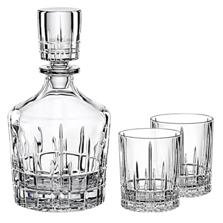 Spiegelau Perfect Serve Collection Whisky Set 1 Carafe 0,75 l + 2 tumblers