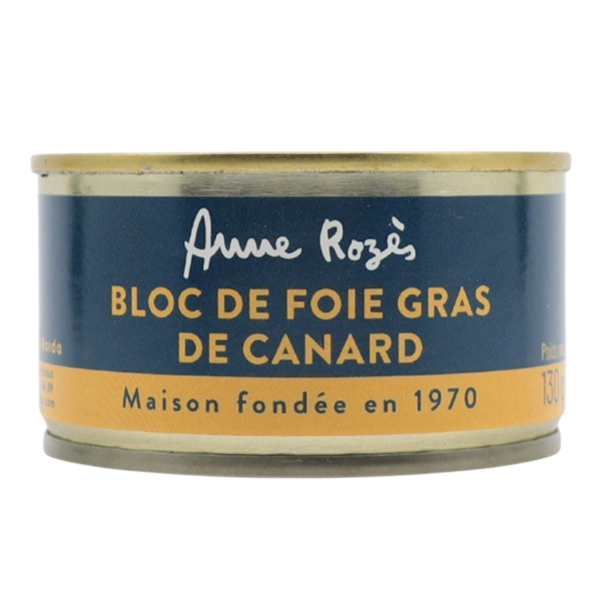Anne Rozes Bloc de Foie Gras de Canard 130g