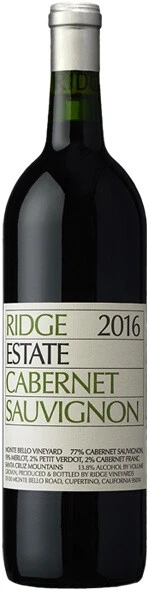 Ridge Estate Cabernet Sauvignon 2016
