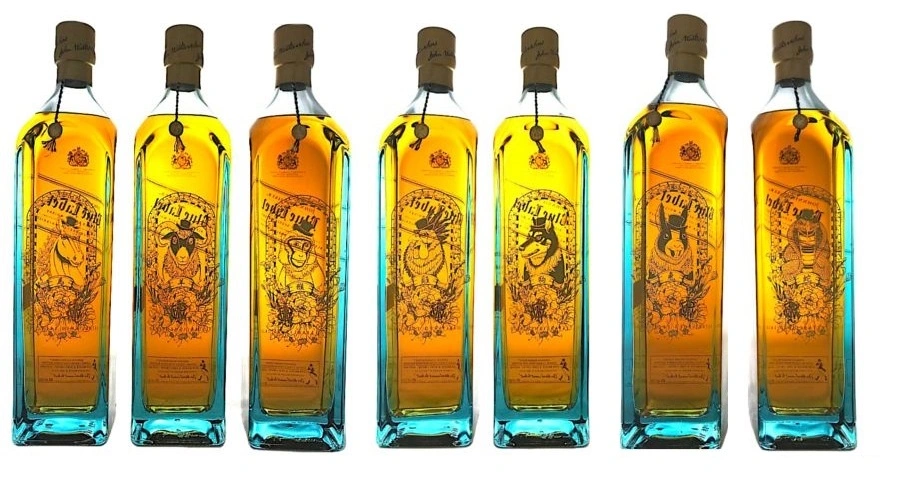 Johnnie Walker Blue Label Zodiac Set 7bt.