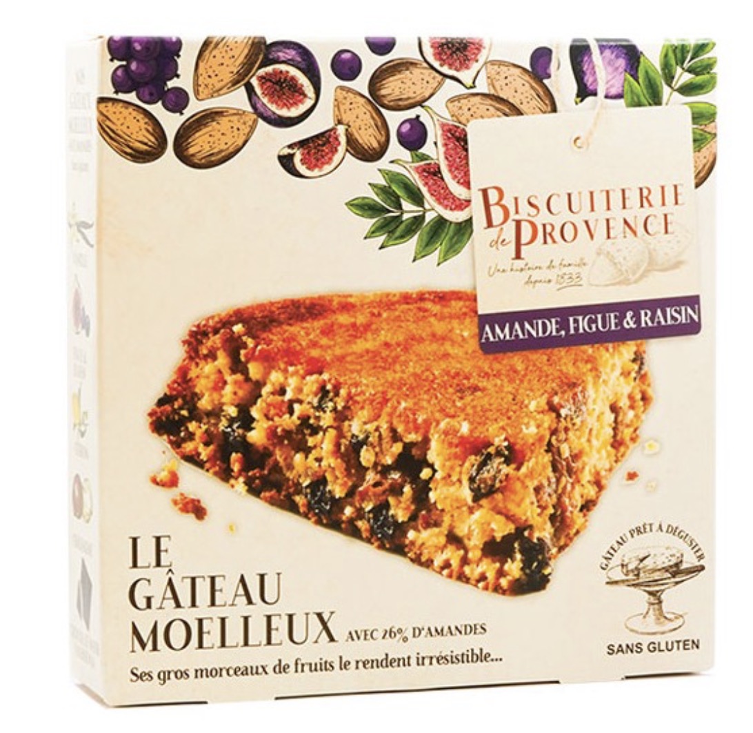 Biscuiterie de Provence Le Gateau Moelleux Amande Figues & Raisin 240g