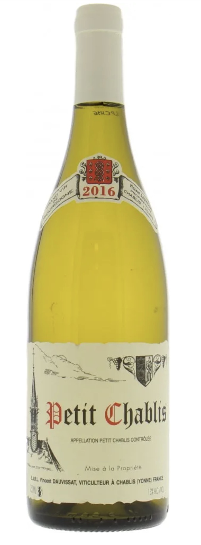 Vincent Dauvissat Petit Chablis 2016