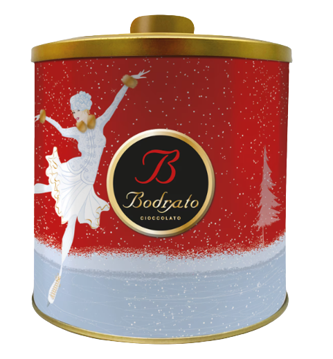 Bodrato Christmas Tin Box Assorted Bodratini 70g