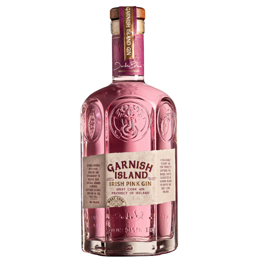 West Cork Garnish Islands Pink Gin 70cl
