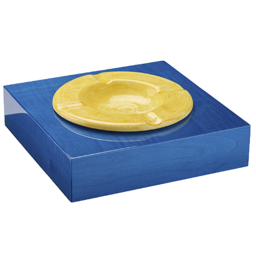 Morici Ashtray Veined Blue