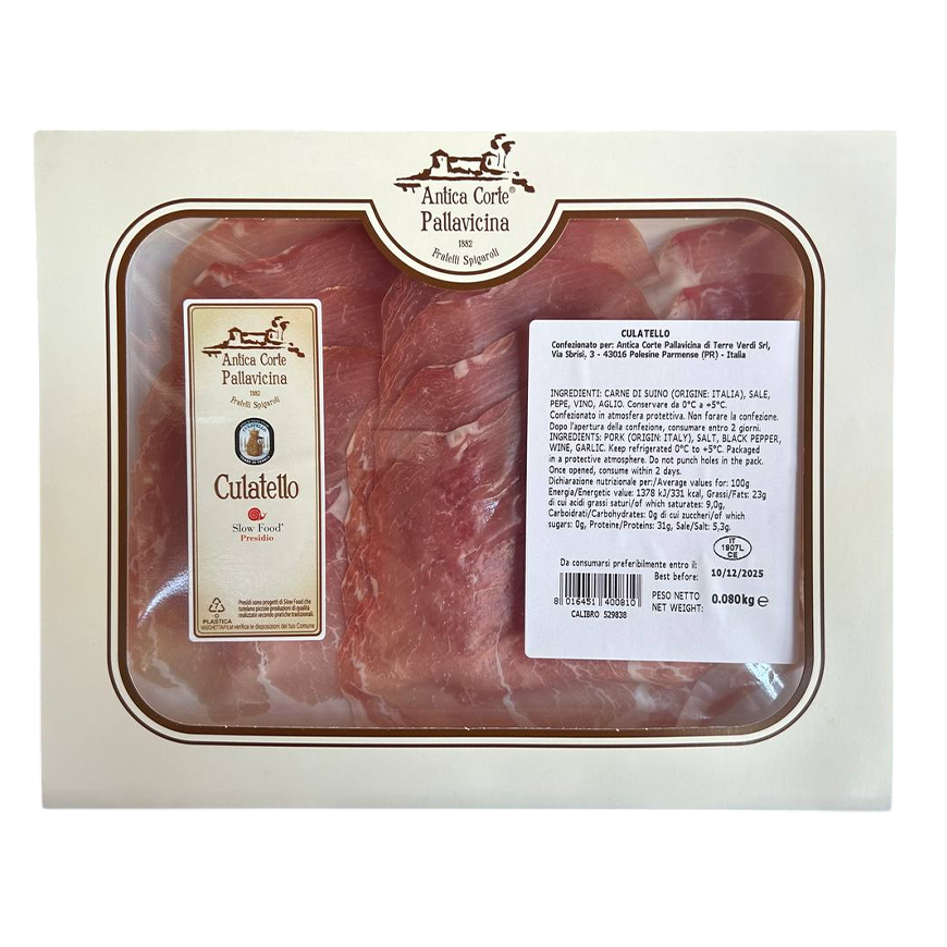 Antica Corte Pallavicina Culatello Sliced 80g