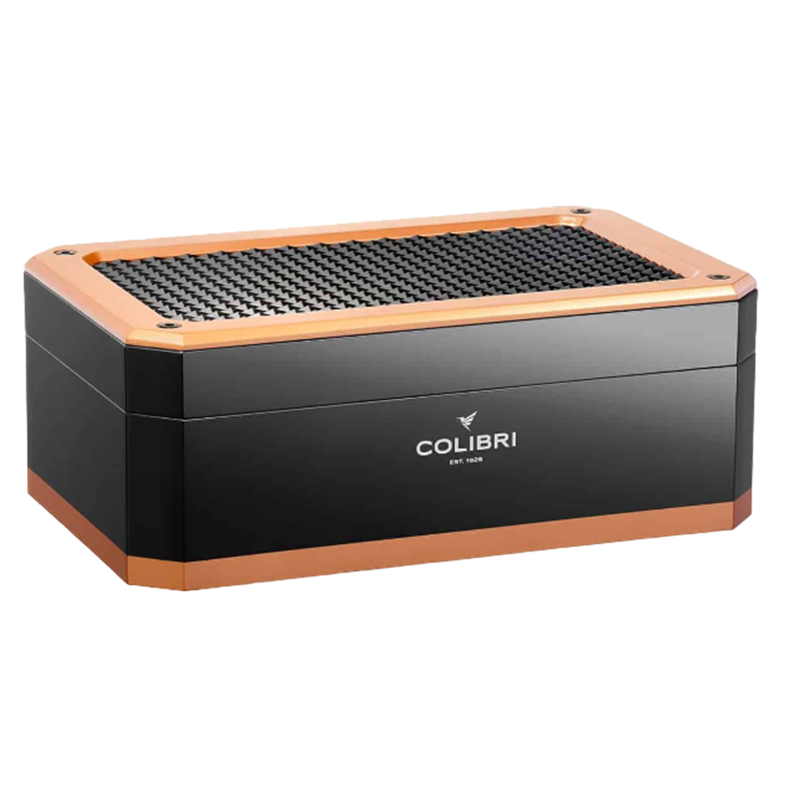 Colibri Rally Humidor - Black+Rose Gold For 125 cigars