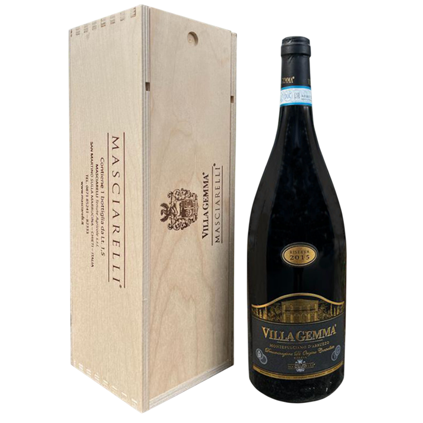 Masciarelli Villa Gemma Riserva 2018 Magnum Wooden box
