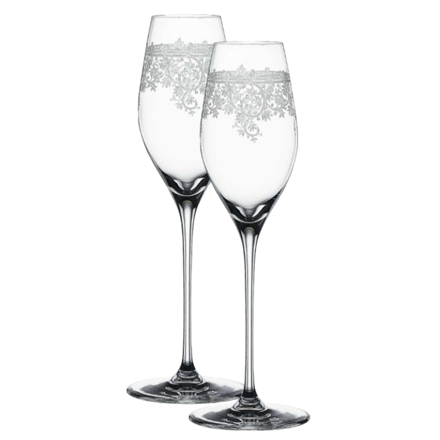 Spiegelau Arabesque Champagne Glass Set of 2