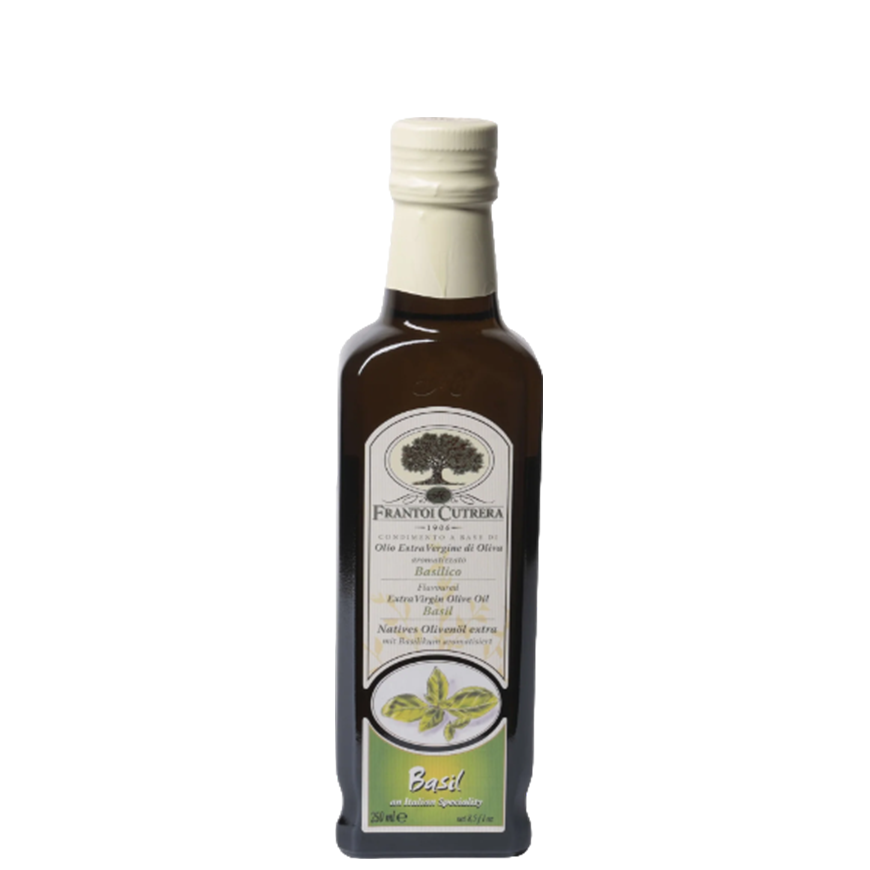 Frantoi Cutrera Condimento A Base Di Olio Extra Virgin Al Basilico 250ml