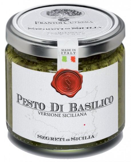 Frantoi Cutrera Vasetto Pesto Di Basilico Versione Siciliana 190g